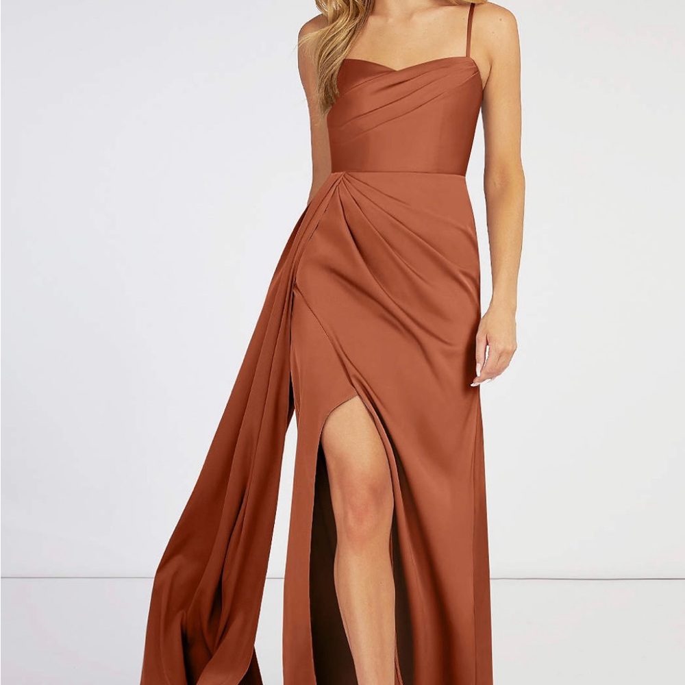 Azazie bridesmaid dress - cedar rose
